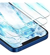 ORIbox Glass Screen Protector for iPhone 13 and iPhone 13 Pro, 3 Packs Anti-Scratch Eye-Protectio...