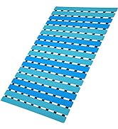 Shower Mat Non Slip, 16 x 25 inch Bathtub Mats Anti Slip Bath Mat for Tub, Quick Drain Tub Mat wi...