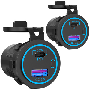 2 pack 12v usb outlet