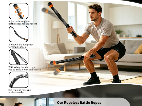 ropeless battle rope