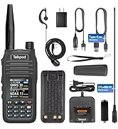 Talkpod A36SE GMRS Handheld Radio Long Range, Multi Band Walkie Talkie with 771 Aviation Antenna ...
