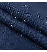 HYVAKUPPA Waterproof Canvas Cloth Fabric by The Yard 60" W 600D Oxford Polyester Upholster Fabric...