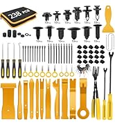 GOOACC 238Pcs Trim Removal Tool, Auto Push Pin Bumper Retainer Clip Set Fastener Terminal Remover...