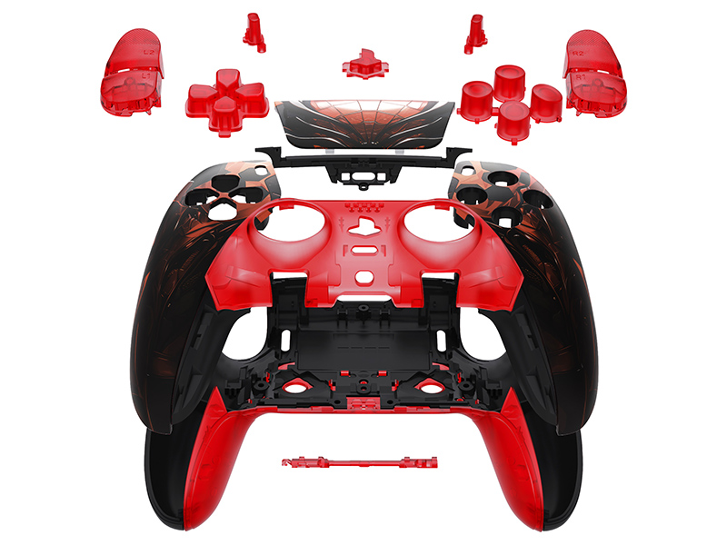 eXtremeRate Full Set Shell Buttons Touchpad Cover for PS5 Edge Controller Replacement Shell Plates