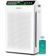 Air Purifiers for Home Large Room, Cover Up to 4800 Ft² with True HEPA Filter, Gloss white, HAP61...