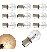 WZP 10PCS 1157 Tail Light Bulb, Universal Brake Light Bulb Compatible with P21/5W S25 BAY15D 7528...