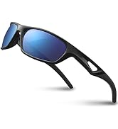 RIVBOS Polarized Sports Sunglasses Driving shades For Men TR90 Unbreakable Frame RB831