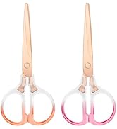 Honagu Scissors, Clear Acrylic Stainless Steel Scissors,Office Professional Shears for Home Schoo...