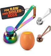 Egg Cracker Tool for Raw Eggs — Egg Shell Opener for Soft-Boiled Shell Tops, Stainless Steel Topp...