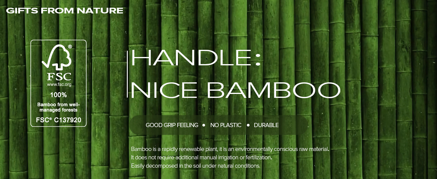 natural bamboo pc