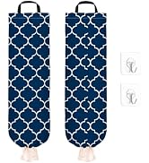 JIAODIREN Plastic Bag Holder, 2-Pack Grocery Bag Organizer Holder, Reusable Wall Mounted Shopping...