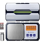 UNIWEIGH Digital Pocket Gram Scale 200g/0.01g Accuracy | Small Scales Grams Ounces with 6 Units,J...