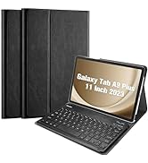 ProCase Keyboard Case for Galaxy Tab A9 Plus 11 Inch 2023 (Model: SM-X210/X215/X216/X218), PU Lea...