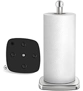 DAWNER Paper Towel Holder Countertop, Free Standing Paper Towel Stand for Kitchen, Paper Towel Ho...