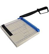 TEXALAN 12” A4 Paper Cutter Multi-Purpose Trimmer for Copper Sheet, Leather, Plastic Sheet, Iron ...