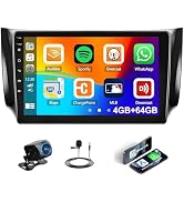 4 Core 4G+64G Car Stereo Radio for Nissan Sentra 2013-2017 Apple Carplay Android Auto 10.1" HD 12...