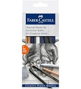 Faber-Castell Charcoal Sketch Set - 7 Piece Charcoal and Pastel Art Supplies Set