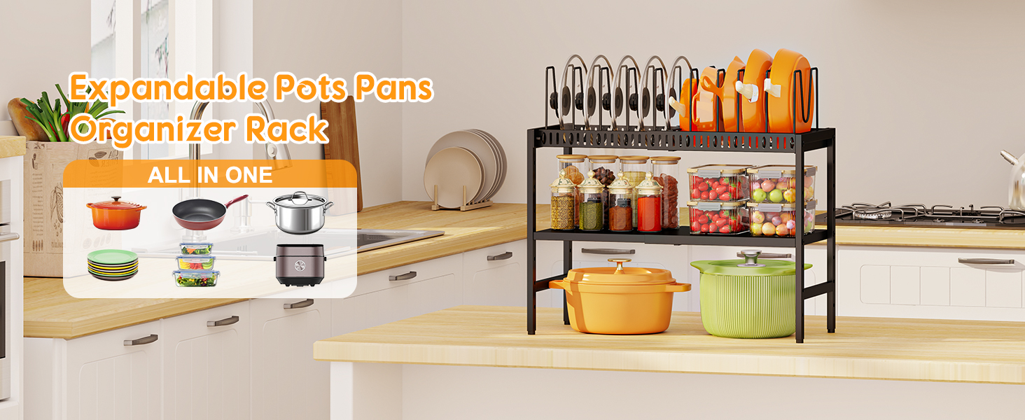 pots and pans organizer