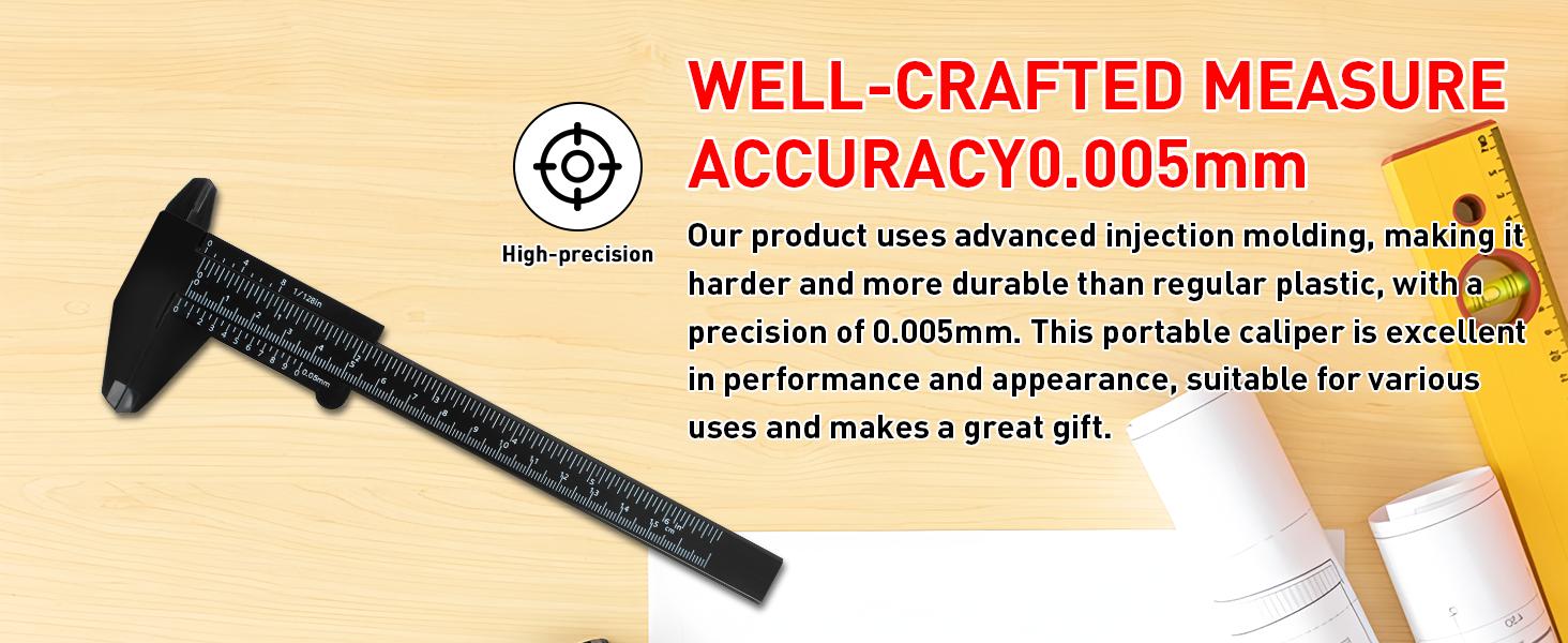 Plastic Caliper Double Scale Vernier Caliper