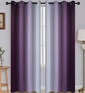 Purple curtains