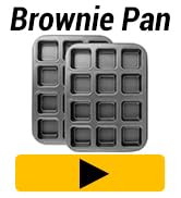 Beasea Brownie Baking Pan, 2 Set 12 Square Cavity
