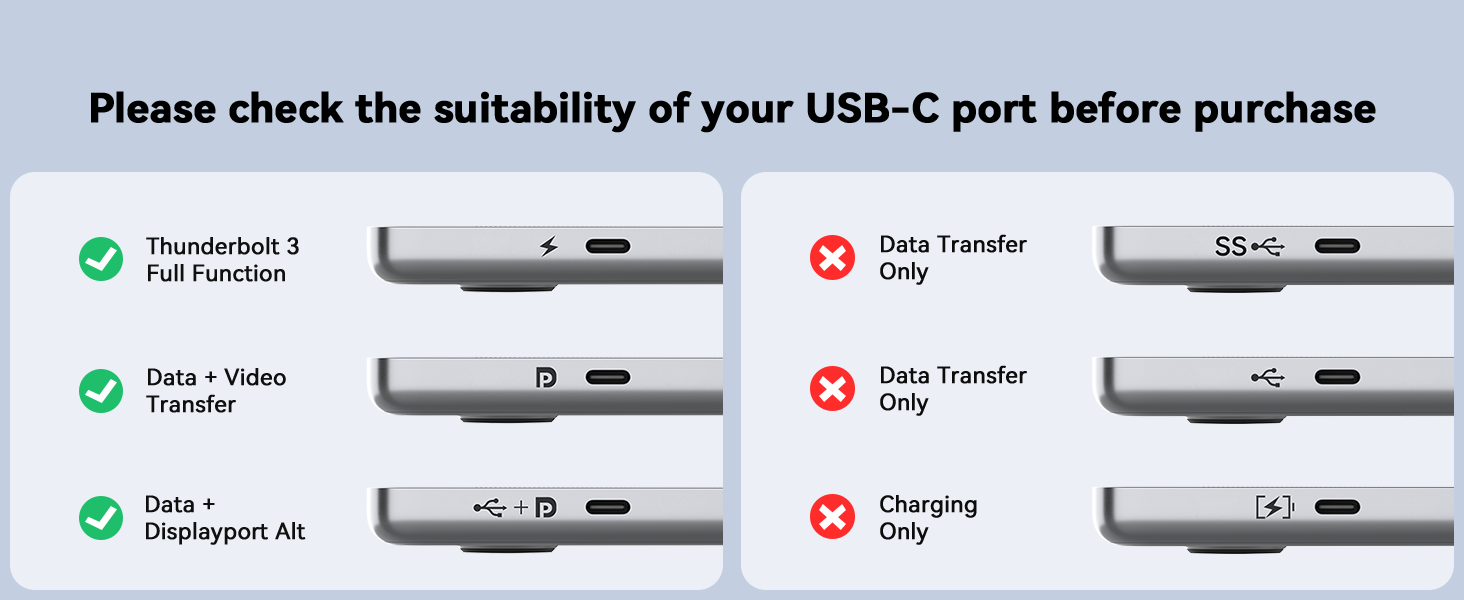 Check your USB-C port before purchase