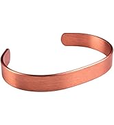 Apex Copper Bracelet, Solid Band