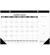 GuassLee Desk Calendar 2026-2027 - 19 Months Calendar 17" × 11.5" Desk Calendar from Jun. 2026 to...