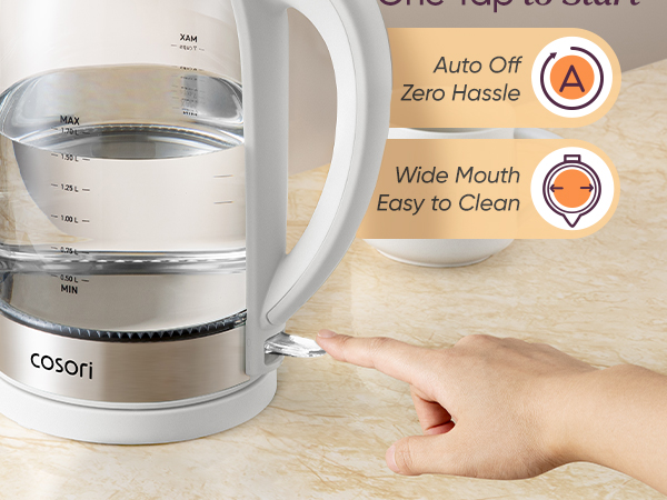 convenient design makes brewing easy