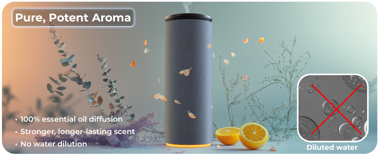 Cooper Bliss Cold Air Diffuser – Pure, potent aroma with 100% essential oils and no water dilution