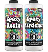 Crystal Clear Epoxy Resin Kit, 1/2 Gallon Total, 2-Part, for Tumblers, Wood, Tabletop, Countertop...