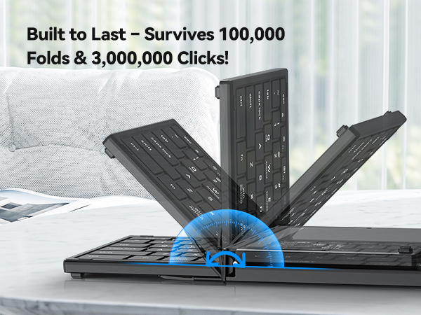 Foldable Keyboard and Mouse Combo