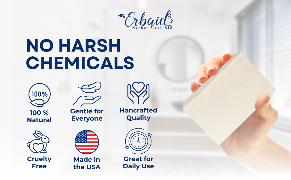 colloidal silver soap bar natural face body wash acne facial exfoliating cleanser hand cleansing