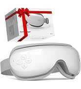 Burrki Eye Massager with Heat, Mothers Day Gifts for Mom, Heated Eye Massager for Migraines with ...