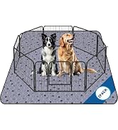 Fostanfly Non-Slip Washable Pee Pads for Dogs, 2 Pack Large 63"x63" Ultra-Absorbent and Leak-Proo...