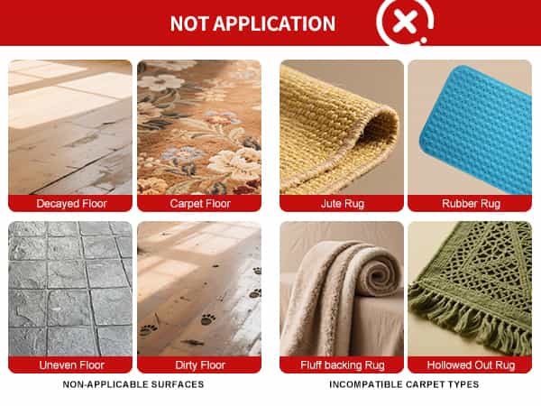 rug pad gripper non slip