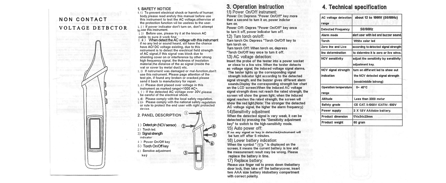 user manual