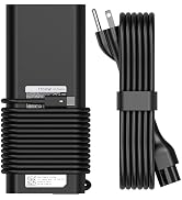 130W USB C Type C Adapter Laptop Charger Replacement for Dell XPS 15 (9575) 2-in-1 XPS 17 XPS 15 ...