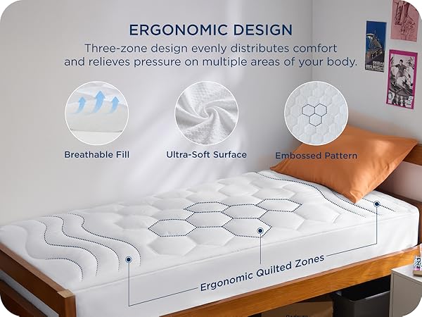 twin xl mattress topper