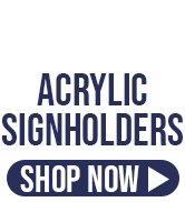 Slant Back Acrylic Sign Holder 8.5 x 11, Acrylic Stands for Display, Portrait Ad Frames, Flyer Ho...