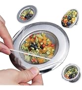 250 PCS Kitchen Disposable Mesh Sink Strainer Bag and PP Extraction Box Fits All Size Sink Strain...