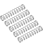 uxcell Compression Spring, 5Pcs 304 Stainless Steel, 5mm OD, 0.5mm Wire Size, 25mm Free Length, S...