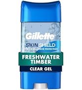 Gillette Antiperspirant Deodorant for Men, SkinShield, 72hr Sweat & Odor Protection, Fights 99% O...