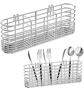 NiuYichee 304 Stainless Steel Utensil Holder, Dish Drying Rack, kitchen Utensil Organizer, Knife ...