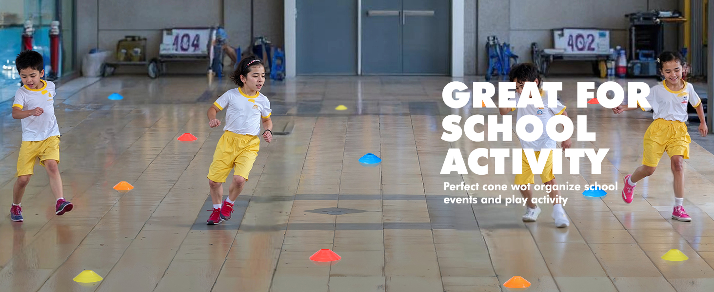 Prefect training cones for school activities