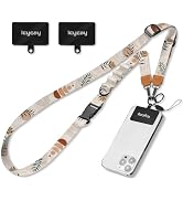 Icycay Phone Lanyard Crossbody, Cell Phone Lanyard for Around The Neck Adjustable Phone Strap, Cu...