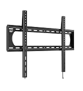 monTEK Heavy Duty Fixed TV Wall Mount Bracket for 60–120" Flat & Curved TVs up to 300lbs, 4× Load...