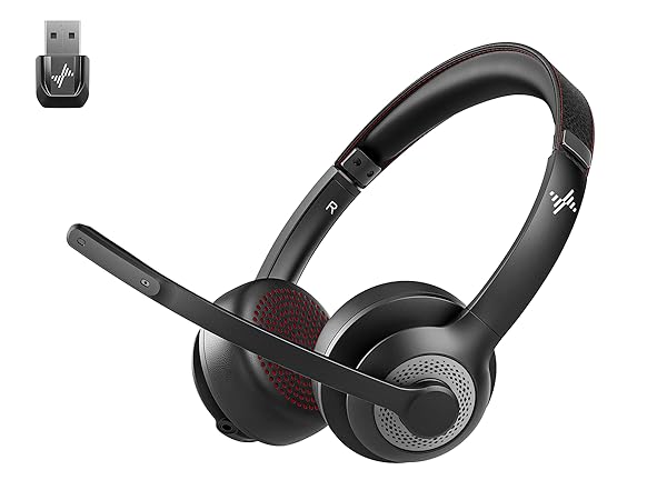 wireless headset with mic for work
