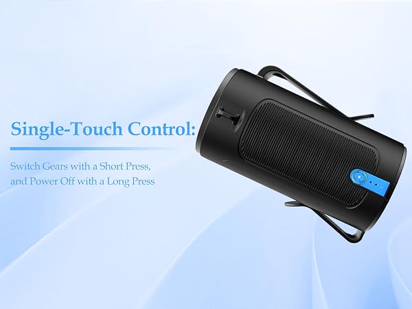one button control waist fan