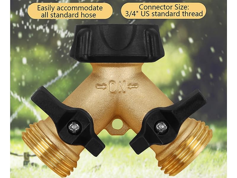 2 Way Garden Hose Splitter